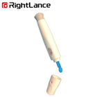 медицинское использование ручки прибора 10.9cm Plainless автоматическое Lancing белое